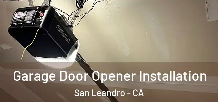  Garage Door Opener Installation San Leandro - CA
