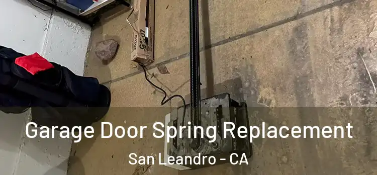  Garage Door Spring Replacement San Leandro - CA