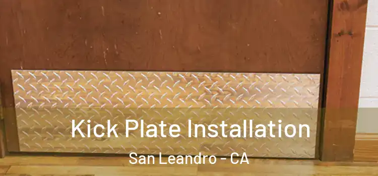  Kick Plate Installation San Leandro - CA